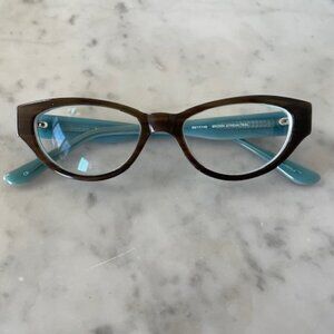 DOLABANY Lucille Glasses Brown Streak Teal 50/17/140